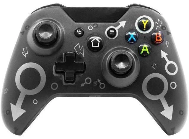 Alt view image 10 of 10 - Wireless 2.4GHz Game Controller for Xbox One for PS3 PC Games Joystick Gamepad with Dual Motor Vibration