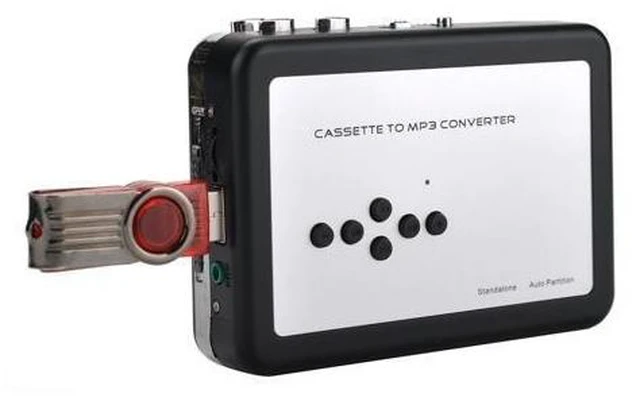 Alt view image 10 of 10 - High-fidelity USB tape signal converter - Walkman to MP3 card recorder - Tape-to-tape recording wizard