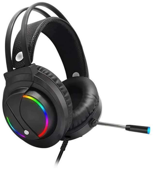 Alt view image 6 of 10 - USB Wired Headset 7.1 Sound USB Wired Headset Over-Ear Gaming Headphone w/ Microphone for E-Sports Games