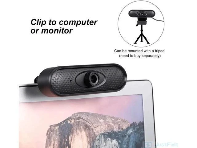 Alt view image 10 of 10 - HD 1080P Webcam USB Pc Computer Camera with Microphone Driver- Video Webcam for Online Teaching Live Broadcast