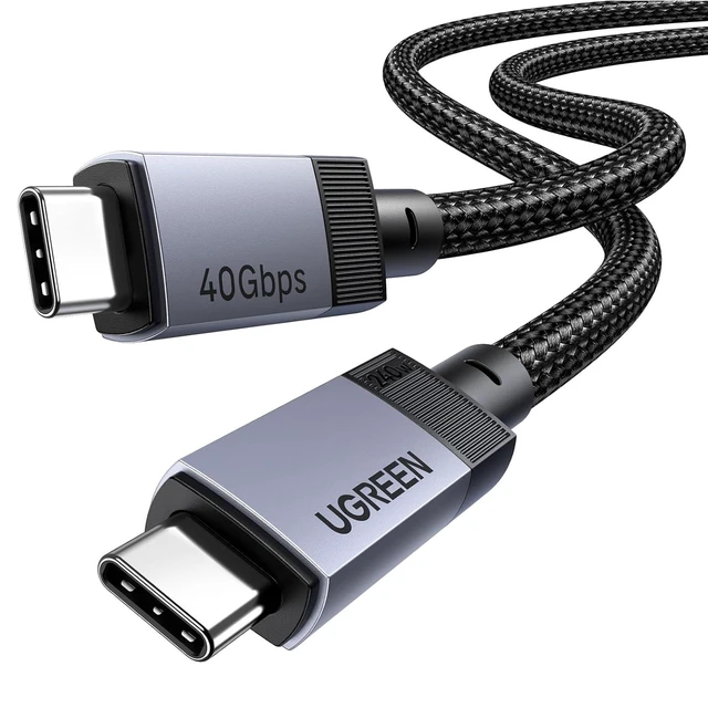Alt view image 8 of 14 - 240W USB C Cable 40Gbps USB C to USB C Cable USB4.0 GEN3 8K 60Hz PD 3.1 Video Cable Compatible with USB C Monitors Hubs Docks MacBook Air iPhone 17/16 Pro Max Galaxy S25/S24 Ultra 3.3FT