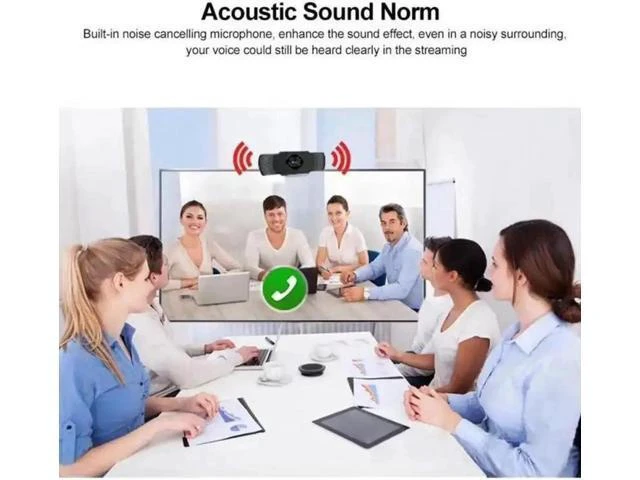 Alt view image 10 of 10 - Genuine Webcam 1080P Web Camera Digital HD Web Cam With Built-in Microphone 1920 X 1080p Webcam Video For Laptop