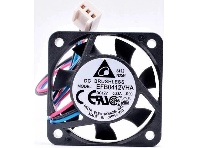 Alt view image 5 of 8 - EFB0412VHA-R00 4cm 4010 40mm fan DC12V 0.23A 3 lines Switch inverter small cooling fan