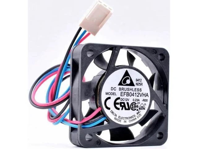 Alt view image 6 of 8 - EFB0412VHA-R00 4cm 4010 40mm fan DC12V 0.23A 3 lines Switch inverter small cooling fan