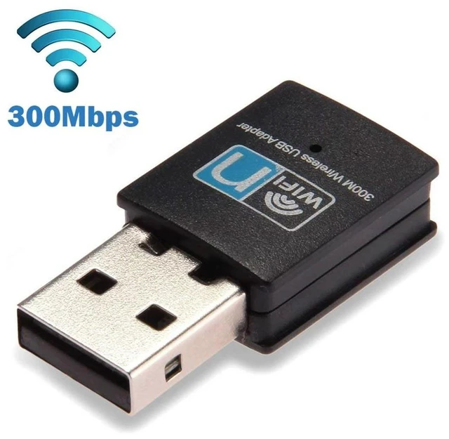 Alt view image 4 of 9 - 300Mbps USB WiFi Adapter Wireless Lan Network Card Adapter WiFi Dongle For Desktop Laptop PC Support Windows 10 8 7 MAC OS