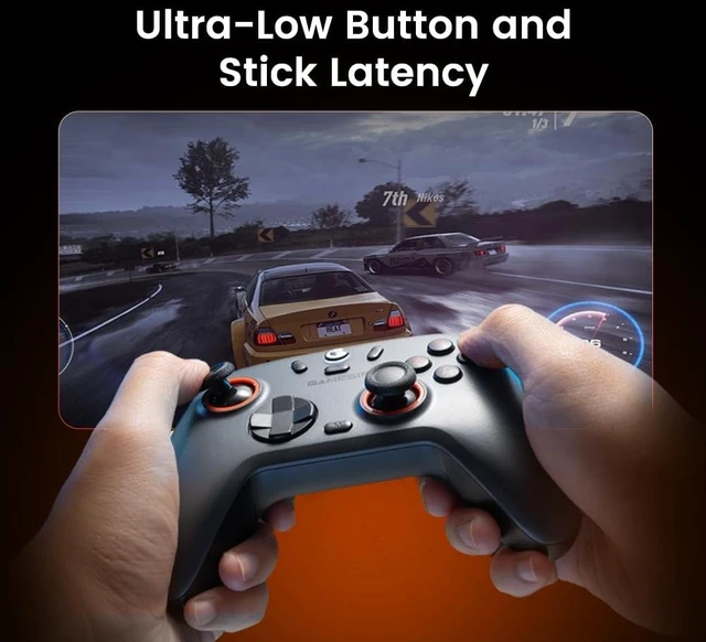 Alt view image 14 of 14 - GameSir Nova Lite 2 Wireless PC Controller with Hall Effect Joysticks & Triggers, 2.4G & Wired 1000Hz Polling Rate, Remappable Buttons - Compatible with PC/Switch/Steam/Android (White)