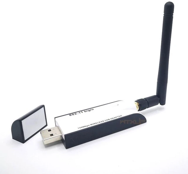 Alt view image 2 of 2 - WIFI USB Adapter RT3070 150Mbps USB 2.0 WiFi Wireless Network Card 802.11b/g/n LAN Adapter With external Antenna