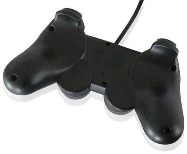 Alt view image 10 of 10 - PS2 shaped controller without delay compatibility with PC platform single-player suitable for PC computer game controllers