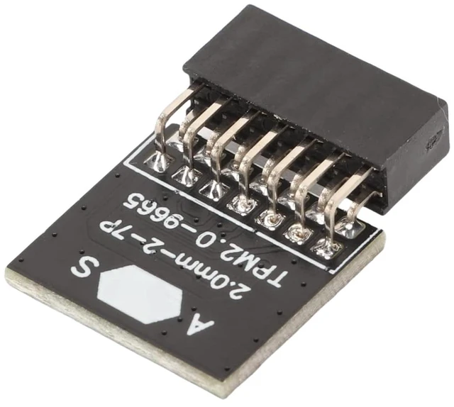 Alt view image 9 of 12 - TPM 2.0 Module with 14 Pin, TPM 2.0 Encryption Security Module for ASUS Motherboard Compatible with Win11