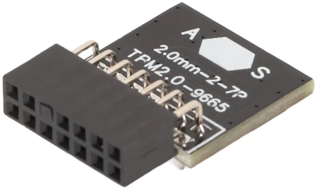 Alt view image 10 of 12 - TPM 2.0 Module with 14 Pin, TPM 2.0 Encryption Security Module for ASUS Motherboard Compatible with Win11