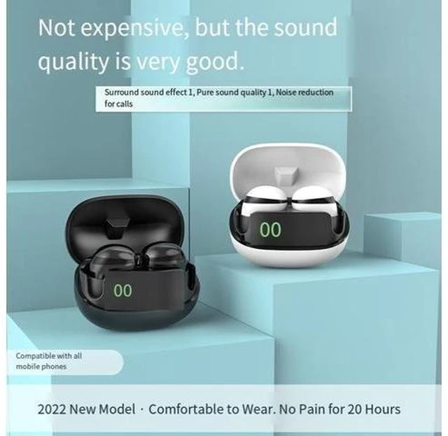 Alt view image 8 of 8 - The 2023 new cross-border Bluetooth headphones mini13, in-ear mini ultra-small invisible sleep headphones