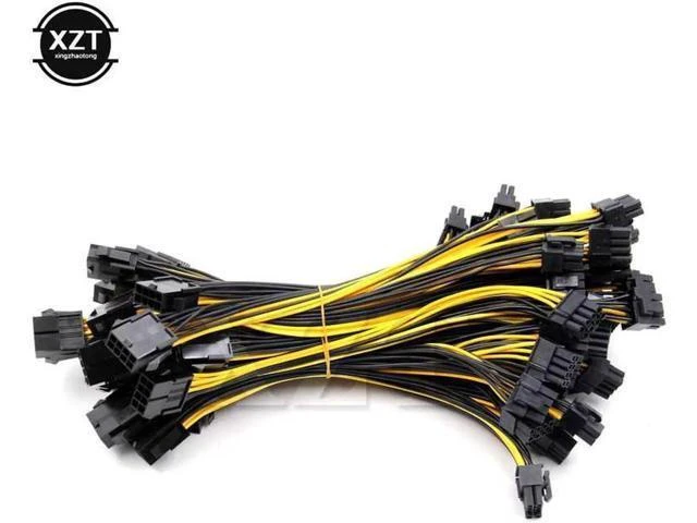 Alt view image 7 of 10 - 8 Pin to dual 8 (6+2) Pin PCI Express Power Converter Cable for Graphics GPU Video Card PCIE PCI-E VGA Splitter Hub Power Cable