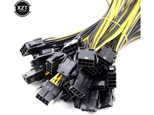 Alt view image 8 of 10 - 8 Pin to dual 8 (6+2) Pin PCI Express Power Converter Cable for Graphics GPU Video Card PCIE PCI-E VGA Splitter Hub Power Cable