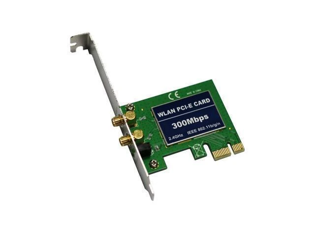 Alt view image 11 of 14 - PCI-Express WiFi Adapter Wireless 300Mbps 2.4G Wireless Network Adapter PCIe Wi-Fi Cards Wi-Fi Adapters