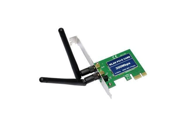 Alt view image 8 of 14 - PCI-Express WiFi Adapter Wireless 300Mbps 2.4G Wireless Network Adapter PCIe Wi-Fi Cards Wi-Fi Adapters
