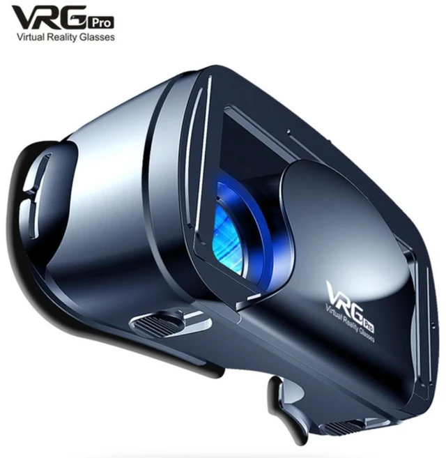Alt view image 2 of 2 - VRG Pro Blu-ray 3D VR Headset Wide-angle Smart Virtual Reality Glasses Helmet for 5-7 inch Smart Phone Video Game Binoculars
