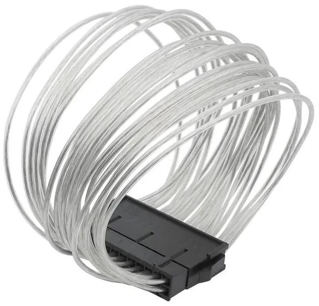 Alt view image 12 of 12 - 2pcs High quality Tin plating Copper Wire 24P ATX Power Supply Adapter Cable Connector 24pin extension cord 30cm