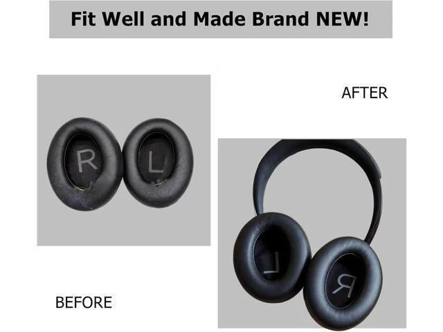 Alt view image 9 of 12 - Replacement Ear Pads Cushions Earpads Cover for 700 Noise-Cancelling NC700 Over Ear Headphones (Black)