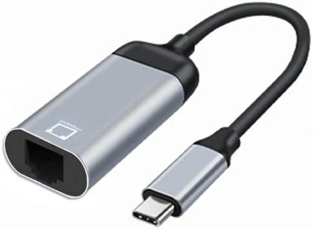 Alt view image 8 of 12 - USB-C Type-C USB3.1 to 1000Mbps Gigabit Ethernet Network LAN Cable Adapter for Laptop
