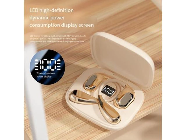 Alt view image 7 of 8 - The 2024 new model of Douyin's best-selling Bluetooth headphones with open and non-in-ear air conduction wireless sports and running features