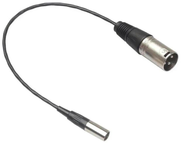 Alt view image 4 of 6 - For 3 Pin Male to 3 Pin Male XLR Mini Plug Audio Cable XLR Male to Mini XLR Male Audio Cable Connector Microphone Cable 1M