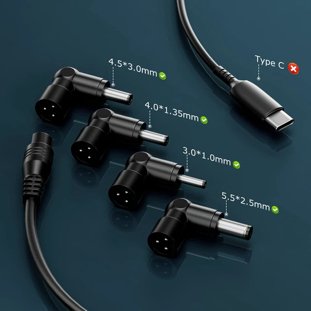 Alt view image 9 of 14 - Laptop Charger 65W 19V 3.42A Replacement for Asus VivoBook 14 15 16 S13 S14 S15 Zenbook and More Series AC DC Computer Power Cord Compatible with 45W 19V 2.37A 33W 19 V 1.75A