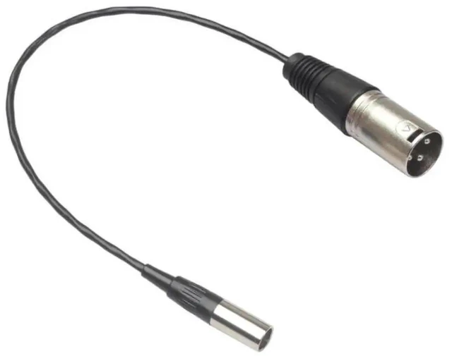 Alt view image 6 of 6 - For 3 Pin Male to 3 Pin Male XLR Mini Plug Audio Cable XLR Male to Mini XLR Male Audio Cable Connector Microphone Cable 1M