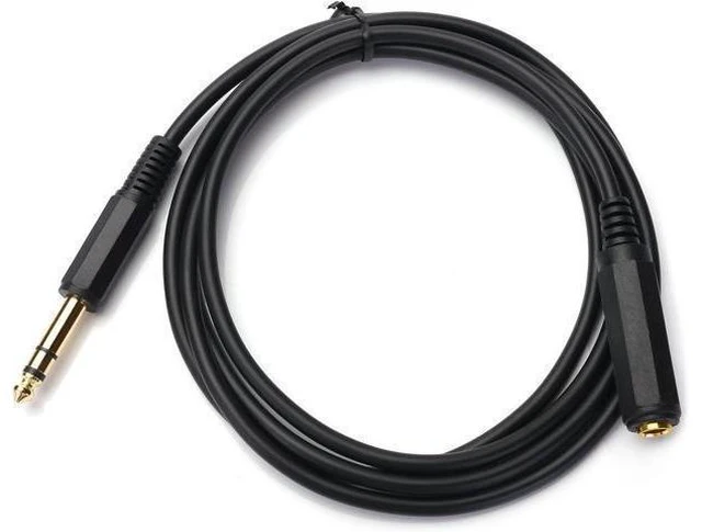 Alt view image 9 of 14 - 1/4 Inch Male to Female Stereo Extension Cable Gold Plated Quarter inch Headphone Extension Cable Cord- 20FT /6.6 Meters