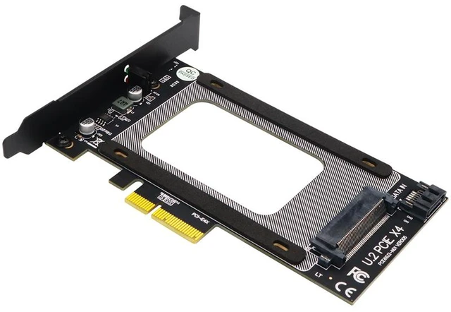 Alt view image 8 of 14 - Weastlinks U2 to PCI E Adapter Card Riser PCI Express 3.0 4X U.2 SFF-8639 Adapter PCIe U.2 SSD to PCI-E Card Support NVME U2 SSD