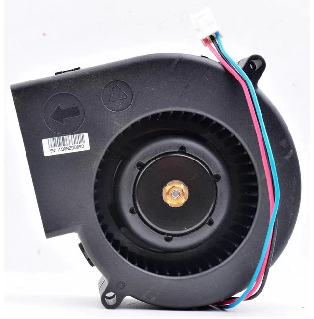 Alt view image 8 of 8 - BFB1012VH 97x94x33mm 9733 DC12V 1.80A large air volume Grill centrifugal turbine blower cooling fan