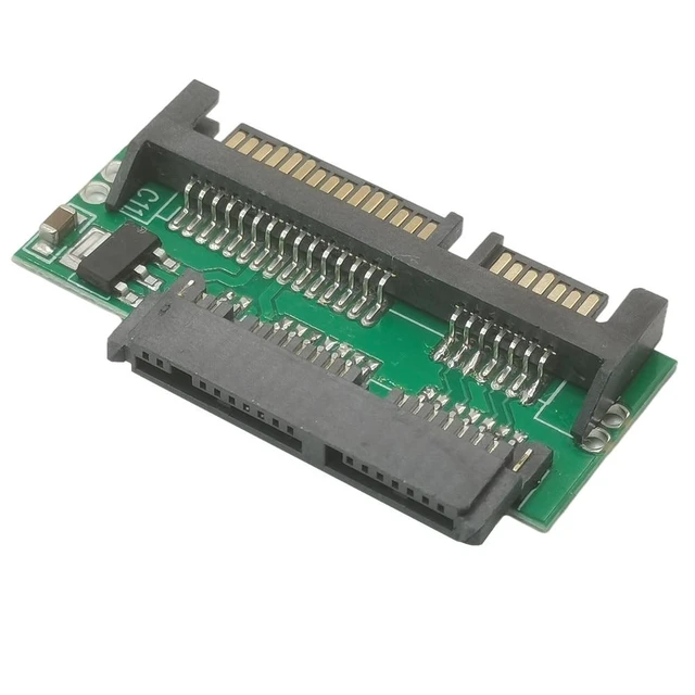 Alt view image 2 of 2 - Converter for 1.8" to 2.5" SSD HDD 16pin MSATA to 22pin SATA Card micro SATA to SATA Adapter Female SATA Card
