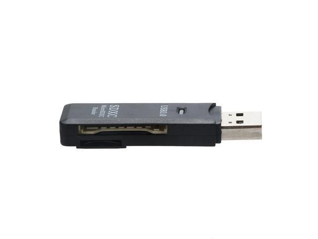 Alt view image 8 of 10 - Memory Cards Accessories Ultra High Speed 2 in 1 USB 3.0 Memory Card Reader Flash Adapter Micro SD SDXC Au16