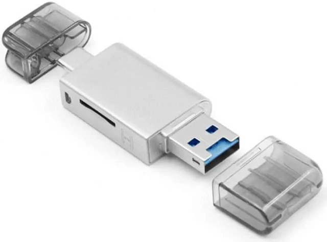 Alt view image 10 of 14 - USB-C Type C / USB 2.0 to NM Nano Memory Card & TF Micro SD Card Reader for Huawei Cell Phone & Laptop UC-361