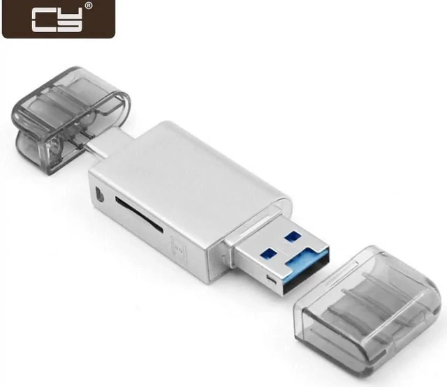 Alt view image 8 of 14 - USB-C Type C / USB 2.0 to NM Nano Memory Card & TF Micro SD Card Reader for Huawei Cell Phone & Laptop UC-361