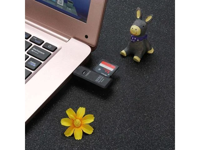 Alt view image 9 of 10 - Memory Cards Accessories Ultra High Speed 2 in 1 USB 3.0 Memory Card Reader Flash Adapter Micro SD SDXC Au16