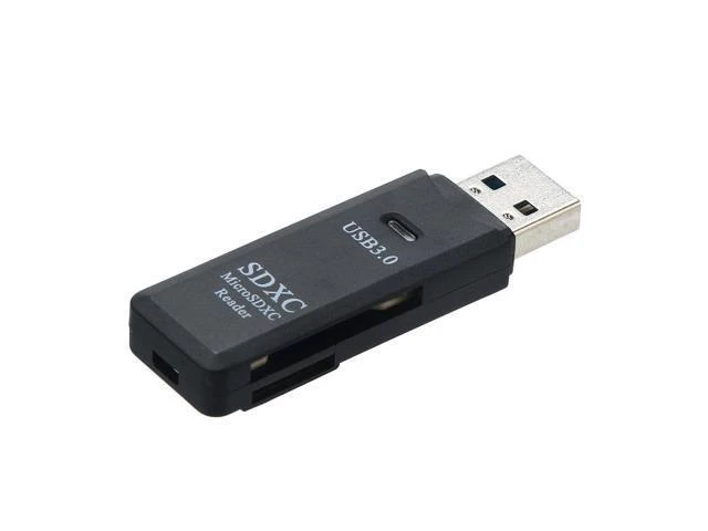 Alt view image 7 of 10 - Memory Cards Accessories Ultra High Speed 2 in 1 USB 3.0 Memory Card Reader Flash Adapter Micro SD SDXC Au16