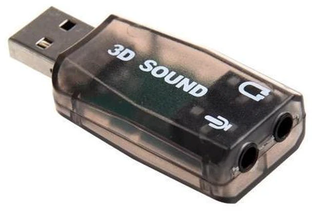 Alt view image 8 of 10 - 1 Pcs Instantly External 5.1 USB 3D o Sound Card Adapter for PC Desktop Notebook Laptopcreates a Miniphone & 1 Pcs Sound Car