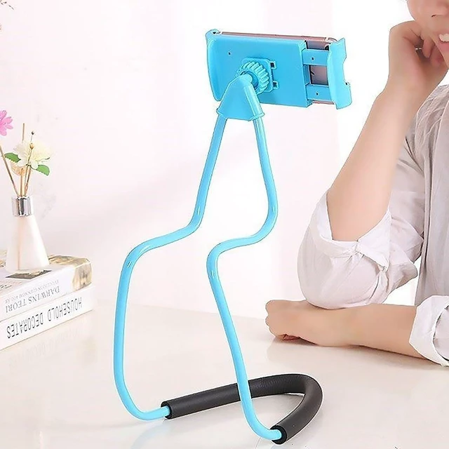 Alt view image 7 of 12 - Phone Holder Neck Set Smartphone Tablet Mount Flexible Lazy Stand Mobile Phone Portable Supplies for Bed Table Car