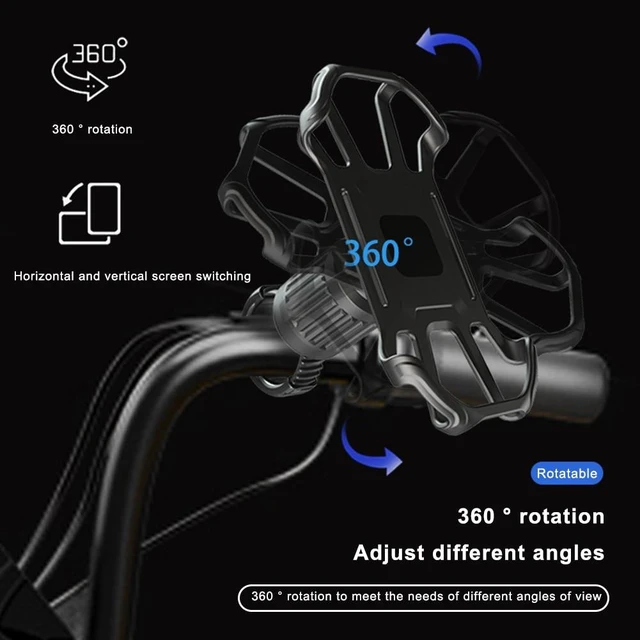 Alt view image 11 of 12 - Cycling Phone Stand Magnetic Car Mobile Support Bracket Adjustable Shockproof Bike Motorcycle Phone Holder for Phone