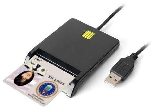 Alt view image 13 of 13 - Portable Universal Smart Card Reader For Bank Card Tax Card ID CAC DNIE ATM IC SIM Card Reader for Android Phones Tablet