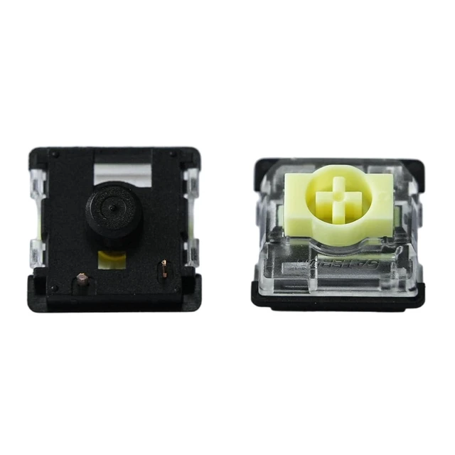 Alt view image 7 of 12 - GATERON KS-33 Low Profile Banana Keyboard Switches, Tactile 65gf 3 Pin RGB LED Factory Pre-lubed for MX Mechanical Keyboard (35PCS)