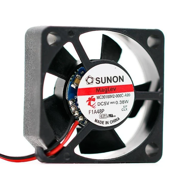 Alt view image 6 of 8 - 2cps 30mm fan For Sunon MC30100V2-000C-A99 3010 5V 0.38W Quiet Cooling Fan 4.6CFM 8000RPM