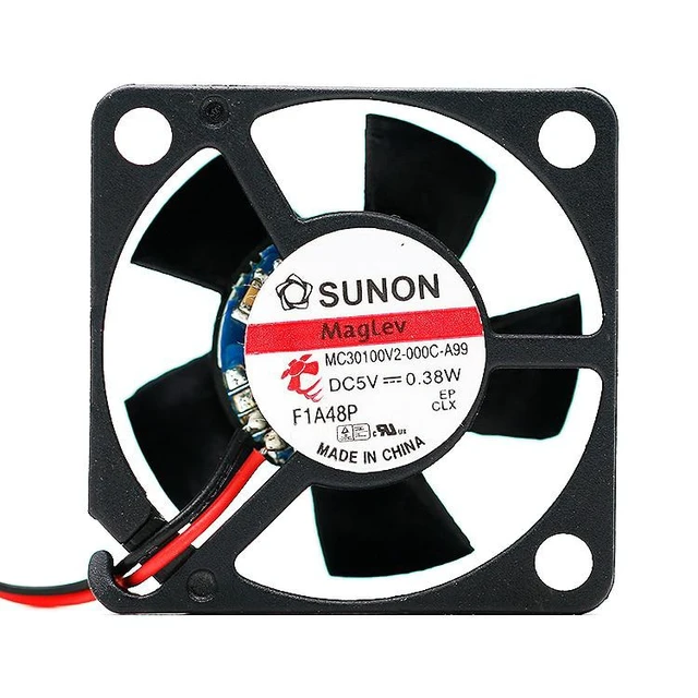 Alt view image 5 of 8 - 2cps 30mm fan For Sunon MC30100V2-000C-A99 3010 5V 0.38W Quiet Cooling Fan 4.6CFM 8000RPM