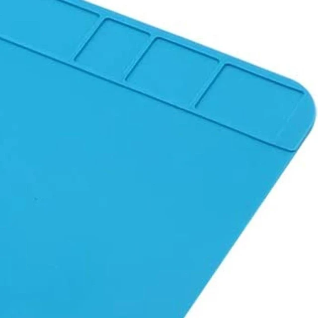Alt view image 12 of 12 - Insulation Silicone Soldering Repair Mat Heat Resistant Work Pad for Mobile Phone PCB BGA Soldering Iron Repair Pad