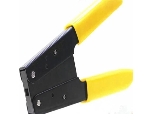 Alt view image 4 of 4 - FOR Optical Fiber Stripping Tool 5G Leather Cable Stripper Pliers 2.1*1.6mm Photoelectric Composite Cable Wire Stripper
