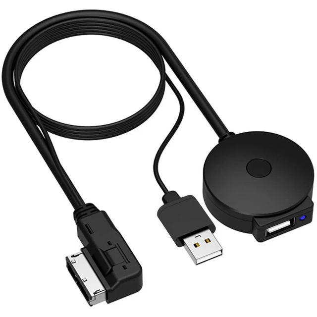 Alt view image 6 of 10 - Yoper Bluetooth 5.0 Adapter Compatible with Audi A3 A4 A5 A6 A7 S3 S4 Q3 Q5 Q7 Volkswagen VW Skoda 2G 3G 3G+ AMI MMI Port Cable Music Play Connector Works with Apple iPhone iPod Android Device