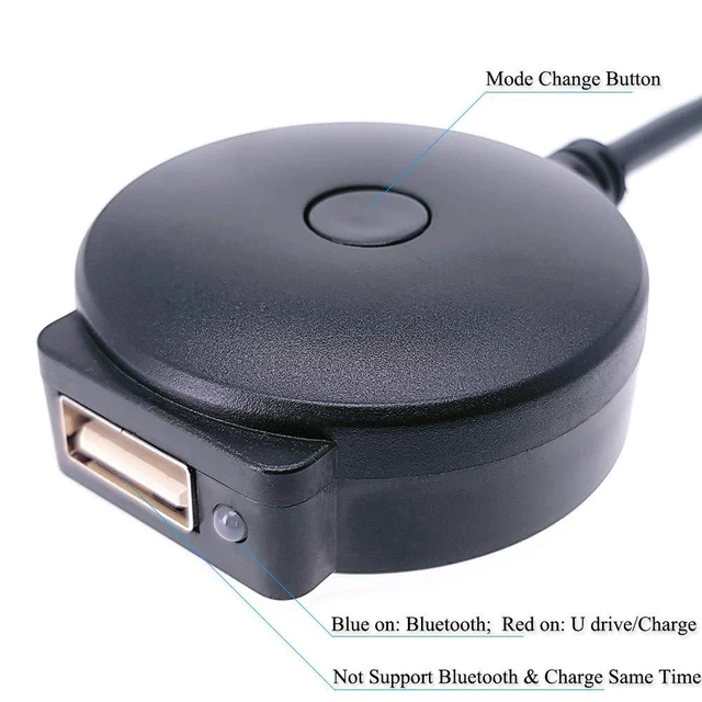 Alt view image 8 of 10 - Yoper Bluetooth 5.0 Adapter Compatible with Audi A3 A4 A5 A6 A7 S3 S4 Q3 Q5 Q7 Volkswagen VW Skoda 2G 3G 3G+ AMI MMI Port Cable Music Play Connector Works with Apple iPhone iPod Android Device