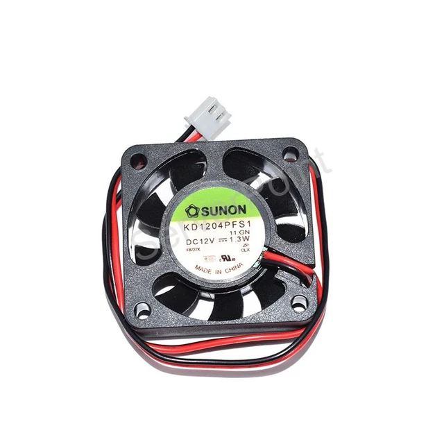 Alt view image 7 of 8 - Kd1204pfs1 4010 4cm 12V 1.3W two wire large air volume cooling fan