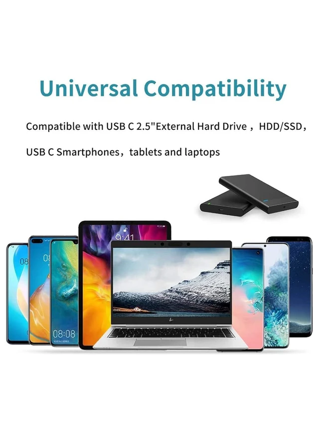 Alt view image 9 of 14 - CableCreation 2-Pack USB C to USB A Cable 3.3FT, USB C to USB 3.2 Gen2 10Gbps USB A to C Data Cable, Android Auto USB C Cable 3A for USB C External SSD MacBook Pro iPad, iPhone 16/15, Pixel, 1.0m Gray