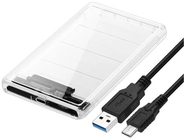 Alt view image 9 of 10 - External hd case 2.5 Transparent SATA to USB 3.0 5Gbps Portable External hard drive 2.5 hdd Enclosure For Disk SSD Box PC